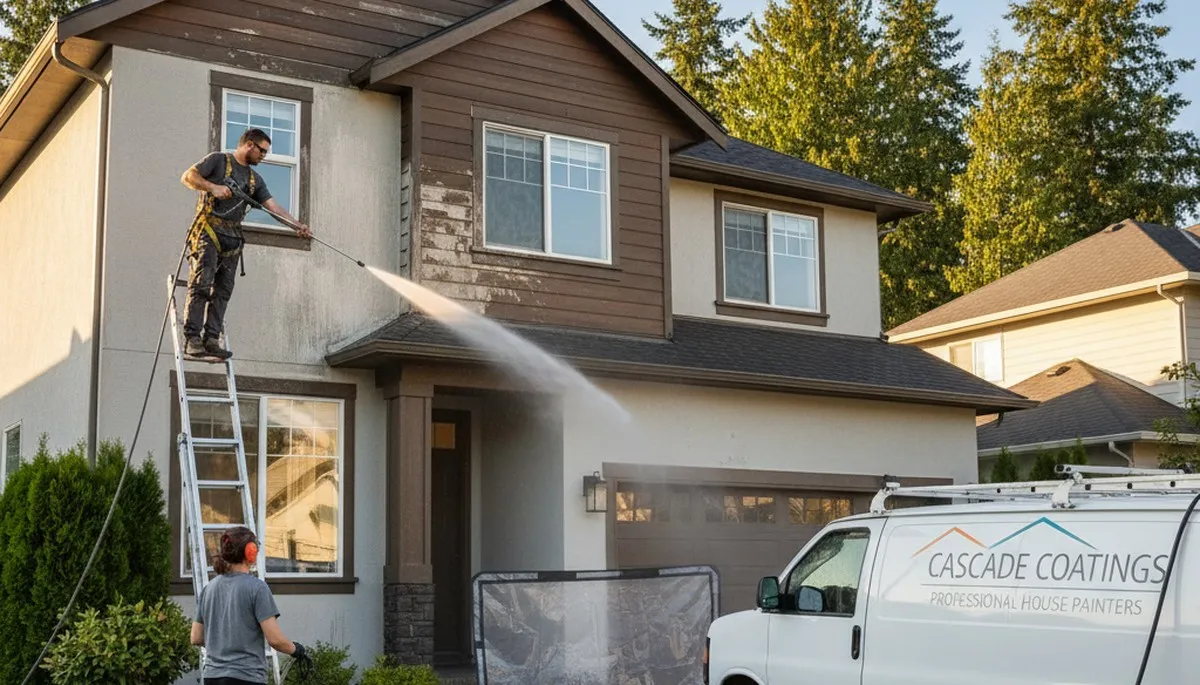 Professional pressure cleaning restoring home exterior in Burlington, MA